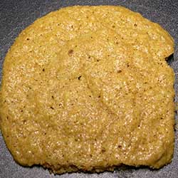 photo of homemade oatmeal cannacookie