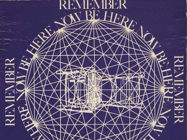 photo of Be Here Now book by Baba Ram Dass, great life advice