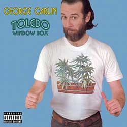screenshot of George Carlin album from 70's called Toledo Windowbox, illustrating name brands don't mean shit